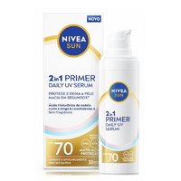 NIVEA Sun Protetor Solar Facial 2in1 Primer Daily UV Serum FPS70