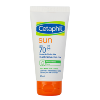 Protetor Solar Com Cor Sun FPS 70 Cetaphil Galderma